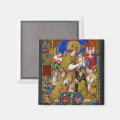H. Stanislaus Bisschop en Martelaar Fijne Kunst Magneet (Voorkant / Achterkant)