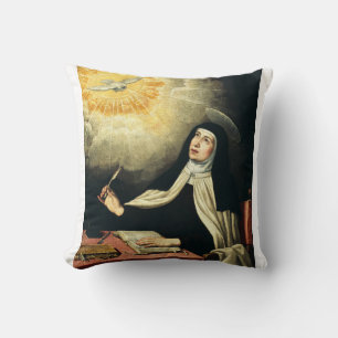H.Teresa van Avila Mystica van Vuur Kunst Kussen
