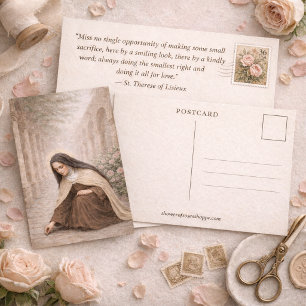 H. Theresia van Lisieux "Kleine Weg" Briefkaart