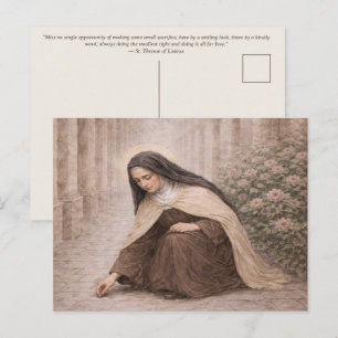 H. Theresia van Lisieux "Kleine Weg"  Briefkaart