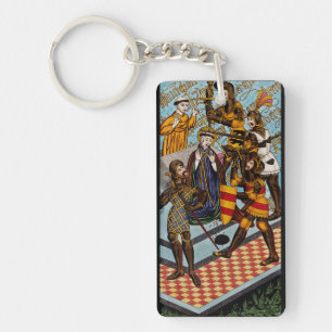 H. Thomas van Canterbury De Moedige Aartsbisschop Sleutelhanger