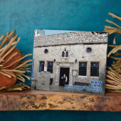 Ha-Ari Ashkenazi Shul - Plaque Tzfat (Côté)
