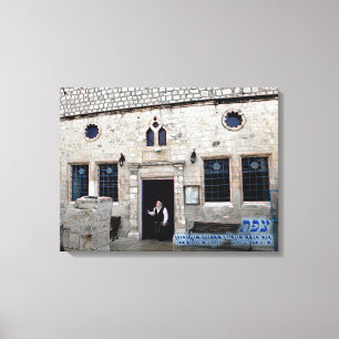 Ha-Ari Ashkenazi Shul - Tzfat Canvas Afdruk