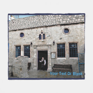 Ha-Ari Ashkenazi Shul - Tzfat Fleece Deken