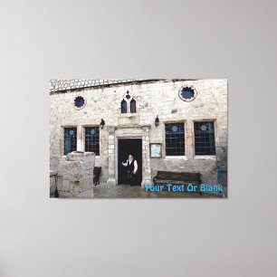 Ha-Ari Ashkenazi Synagoge - Tzfat Canvas Afdruk