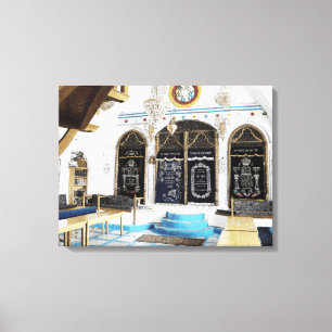 Ha-Ari Sepahrdi Shul - Tzfat Canvas Afdruk