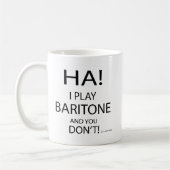 Ha Baritone Café Mug (Gauche)