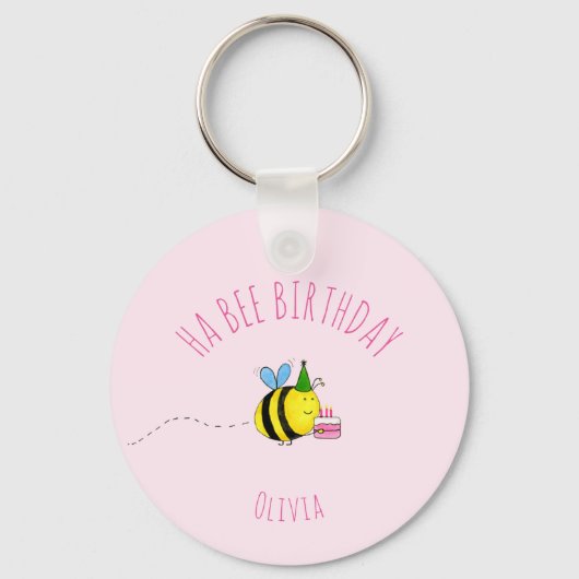 Ha bee Girls Key Ring Sleutelhanger (Voorkant)