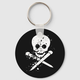 HA Black Skull Sleutelhanger