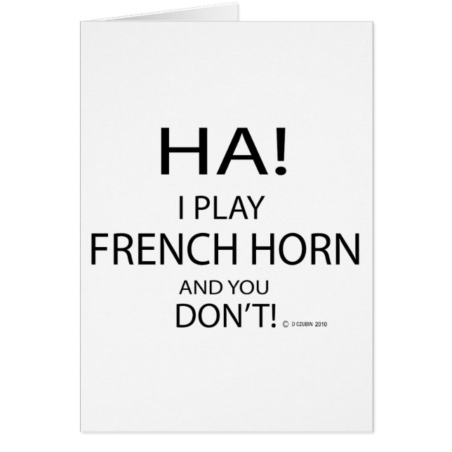 Ha Corne française (Devant)