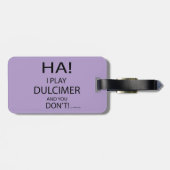 Ha Dulcimer Bagagelabel (Achterkant horizontaal)