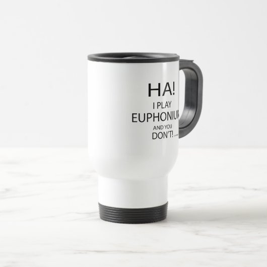 Ha Euphonium Travel Mug (Devant droit)