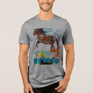 HA ha ha lach Tri-Blend Shirt