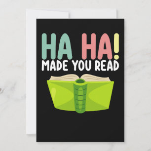 Ha Ha Heeft Je Gelezen Funny Leraar Kaart