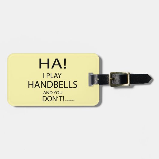Ha Handbells Bagagelabel (Voorkant horizontaal)