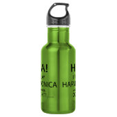 Ha Harmonica Stainless Steel Water Bottle Waterfles (Voorkant)