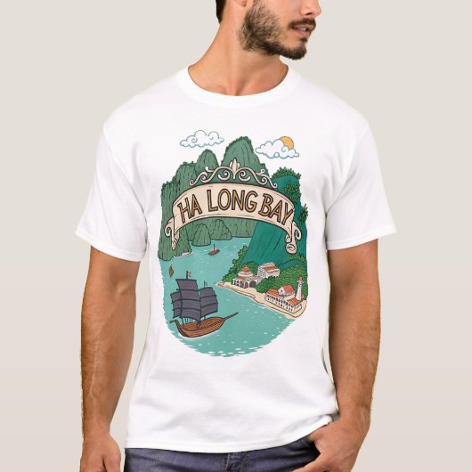 Ha Long Baai T-shirt (Voorkant)