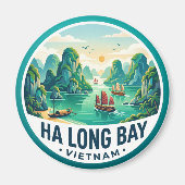 Ha Long-baai Vietnam Magneet (Voorkant)