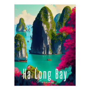 Ha Long Baai Vietnam Reisposter Perfect Poster