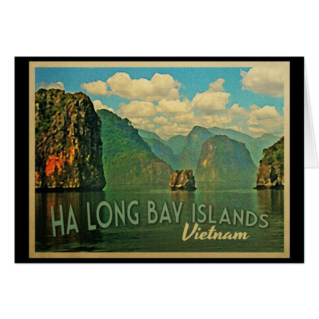 Ha Long Bay Îles Vietnam (Devant horizontal)