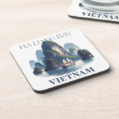 Ha Long Bay Vietnam Bier Onderzetter (Linkerzijde)
