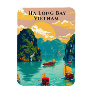 Ha Long Bay Vietnam Boat Trip Magneet