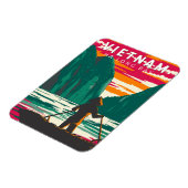 Ha Long Bay Vietnam Bootverkoper Reizen Kunst Vint Magneet (Linkerzijde)