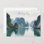 Ha Long Bay Vietnam Briefkaart (Voorkant / Achterkant)