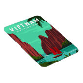 Ha Long Bay Vietnam Reis  Art Magneet (Rechterzijde)