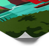 Ha Long Bay Vietnam Reis  Art Poster (Hoek)