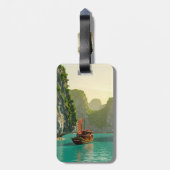 Ha Long Bay Vietnam Reizen Bagagelabel (Achterkant verticaal)