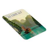 Ha Long Bay Vietnam Reizen Magneet (Rechterzijde)