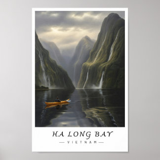 Ha Long Bay Vietnam Wandkunst, Natuur Poster