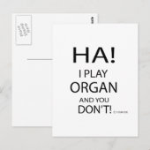 Ha Organ Briefkaart (Voorkant / Achterkant)