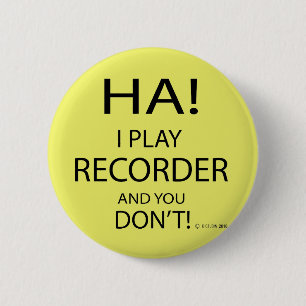 Ha Recorder Ronde Button 5,7 Cm