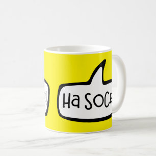 Ha Soce! hallo in Cornish, Cornwall Koffiemok
