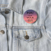 Ha Viola Ronde Button 5,7 Cm (In situ)