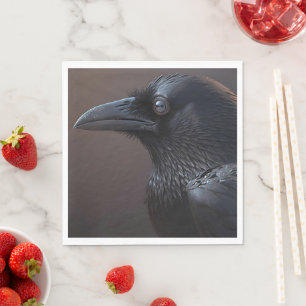 Haagse vogels - Blackbird Raven Servet