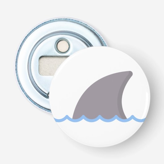 haai button flesopener (Voorkant)