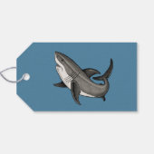 haai cadeaulabel (Achterkant Horizontaal)