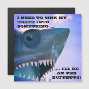 HAAI CRUISE DEURMAGNEET MAGNETISCHE UITNODIGING