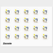 Haai die een jongen achtervolgt Stickers (Vel)