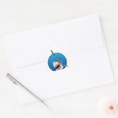 HAAI! DRIEHOEK STICKER (Envelop)