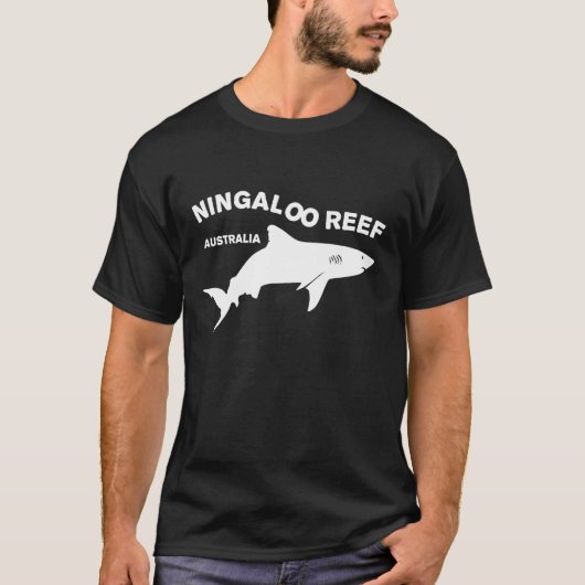 Haai duiken in Australië, Ningaloo Reef T-shirt (Voorkant)