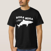 Haai duiken in Bora Bora T-shirt (Voorkant)