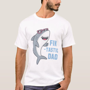 Haai Duimen Omhoog, Vin-tastische Pappie Haai Puns T-shirt