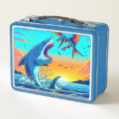 Haai en Dinosaurus (Achterkant)