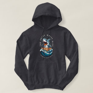 haai eten pizza De grote witte beet Jawsome Hoodie