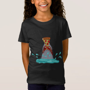 haai eten pizza grappig, pizza liefhebber t-shirt