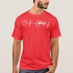Haai Hartslag Haai Vis Grote Witte Haai Hart T-shirt